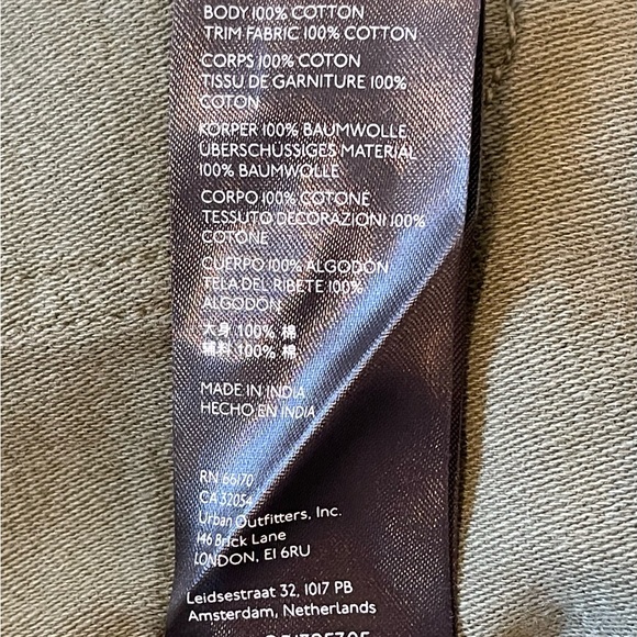 Free People Olive Green Star-Patterned Women's Jacket - Picture 10 of 16